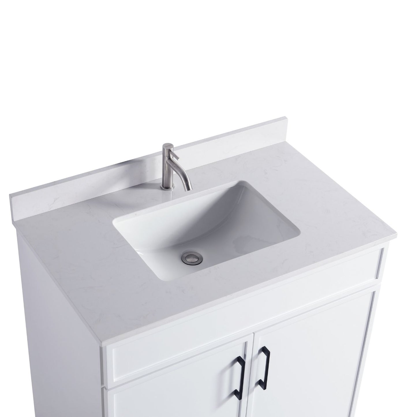 Waterpar® 36 in. L x 22 in. W x 35 in. H Minimalist Bathroom Cabinet with Single Ceramic Sink