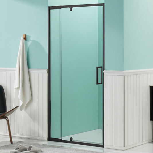 Waterper® 32 in. to 36 in. W x 72 in. H Framed Pivot Shower Door with Clear Glass