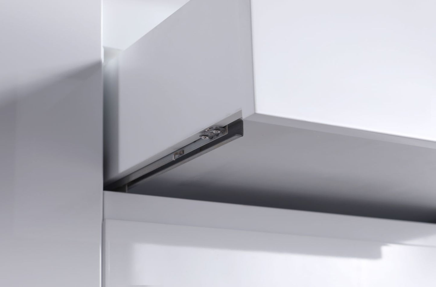 Waterpar® 59 in. L x 19.7 in. W x 21.65 in. H White Bathroom Cabinet with Single Resin Sink