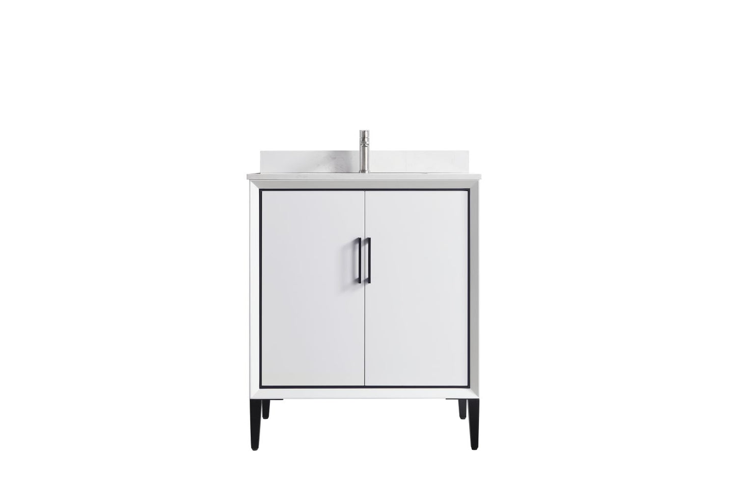 Waterpar® 30 in. L x 22 in. W x 35 in. H Bathroom Cabinet with Single Ceramic Sink