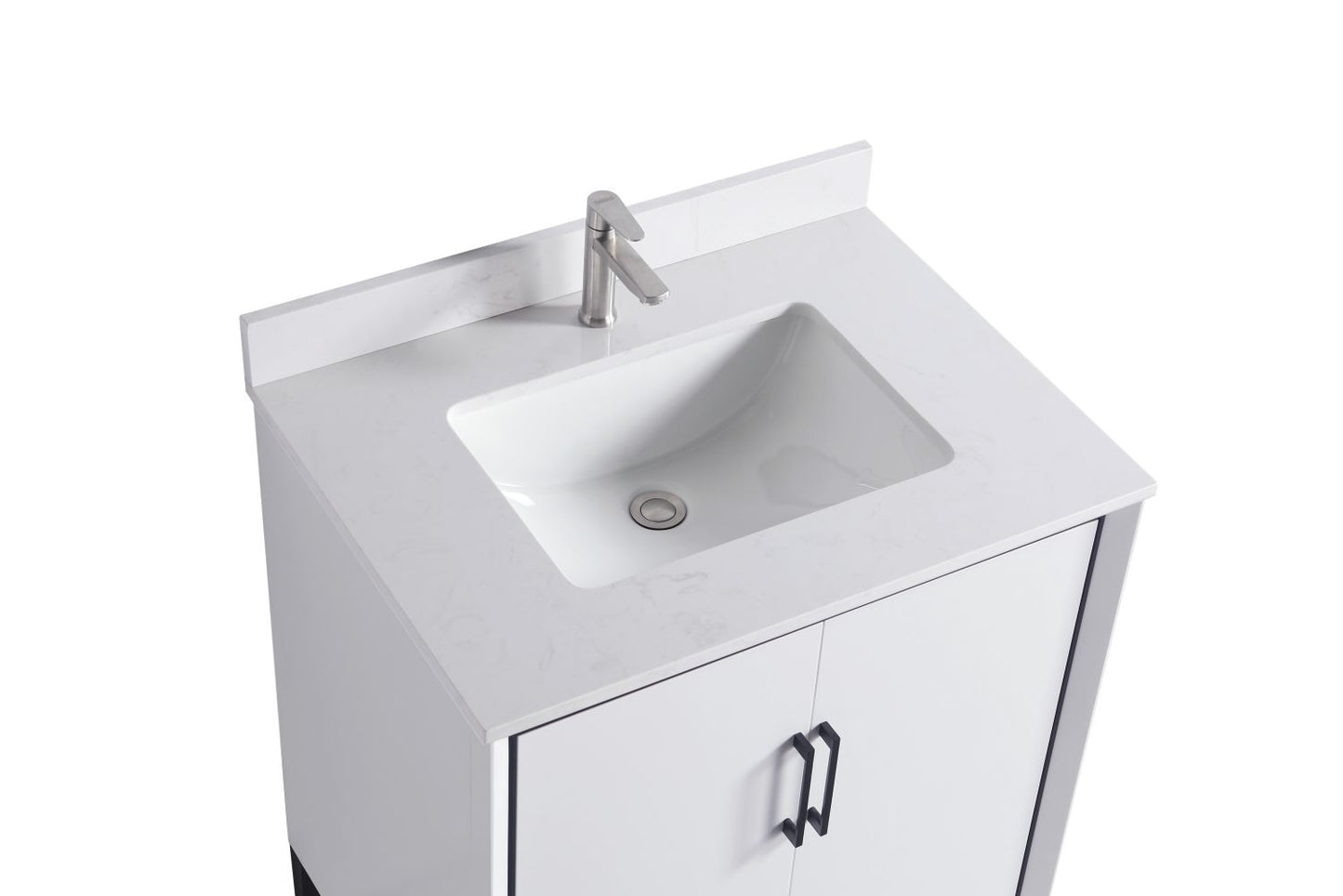 Waterpar® 30 in. L x 22 in. W x 35 in. H Bathroom Cabinet with Single Ceramic Sink