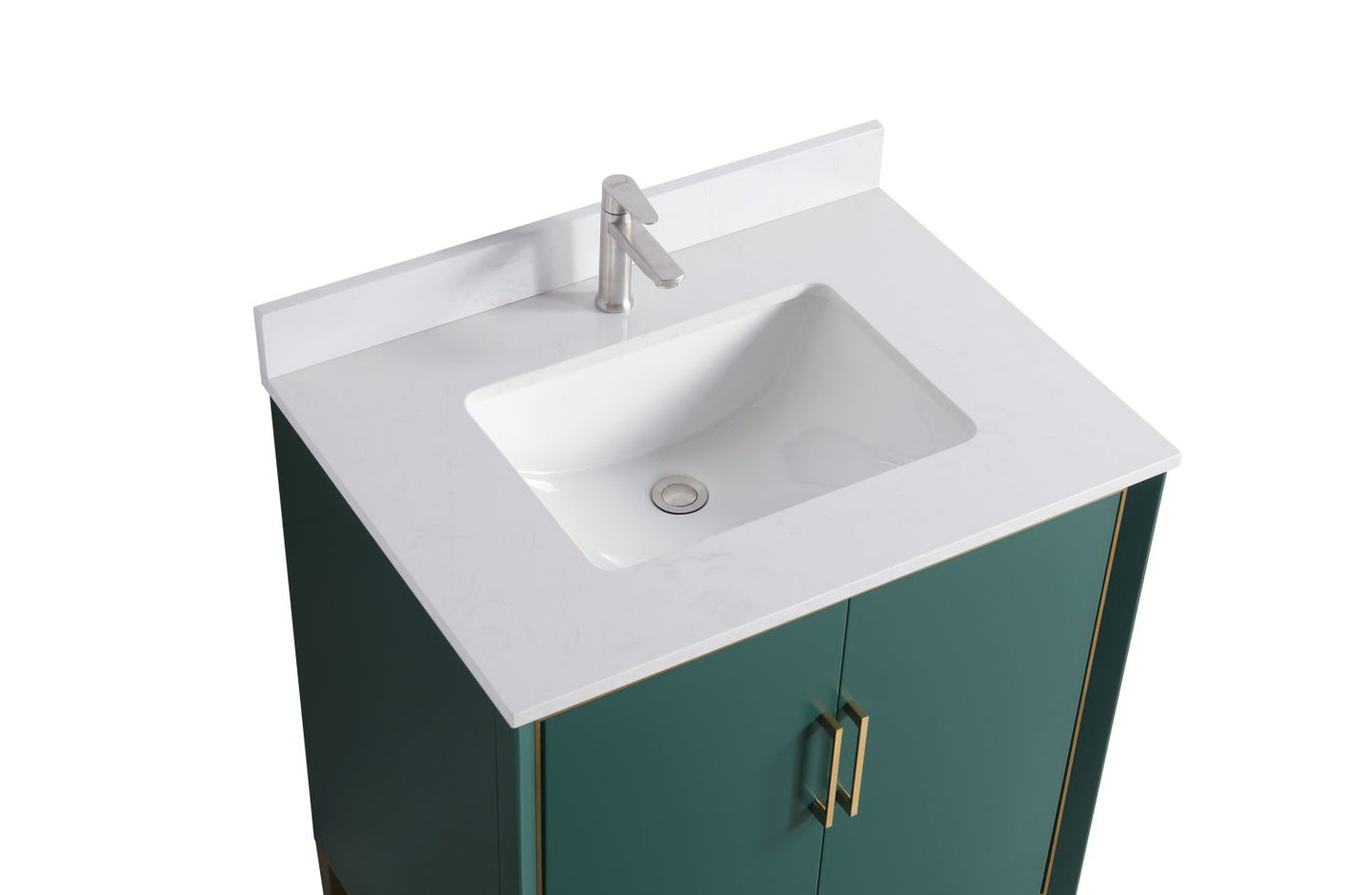 Waterpar® 30 in. L x 22 in. W x 35 in. H Bathroom Cabinet with Single Ceramic Sink