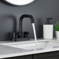 Waterpar® 4 in. Centerset Double Handle Bathroom Faucet with Pop-up Drain and ‎Supply Hose