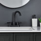 Waterpar® 4 in. Centerset Double Handle Bathroom Faucet with Supply Hose and Pop-up Drain