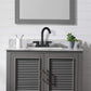 Waterpar® 4 in. Centerset Double Handle Bathroom Faucet with Supply Hose and Pop-up Drain