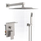 Waterpar®  Wall Mount Fixed and Handheld Shower Head with Storage Rack