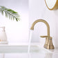 Waterpar®  4 in. Centerset Double Handle High Arc Bathroom Faucet