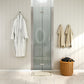Waterpar® Bi-Fold Minimalist Semi Frameless Shower Door in Brushed Nickel with Clear Glass