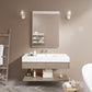 Waterpar® 48 in. W x 36 in. H Rectangular Aluminum Framed Wall Bathroom Vanity Mirror