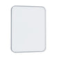 Waterpar® 28 in. W x 36 in. H Rectangular Aluminum Framed Wall Bathroom Vanity Mirror