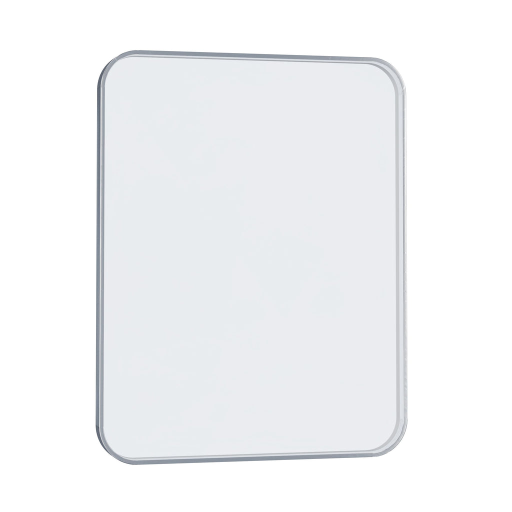 Waterpar® 28 in. W x 36 in. H Rectangular Aluminum Framed Wall Bathroom Vanity Mirror