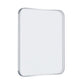 Waterpar® 28 in. W x 36 in. H Rectangular Aluminum Framed Wall Bathroom Vanity Mirror
