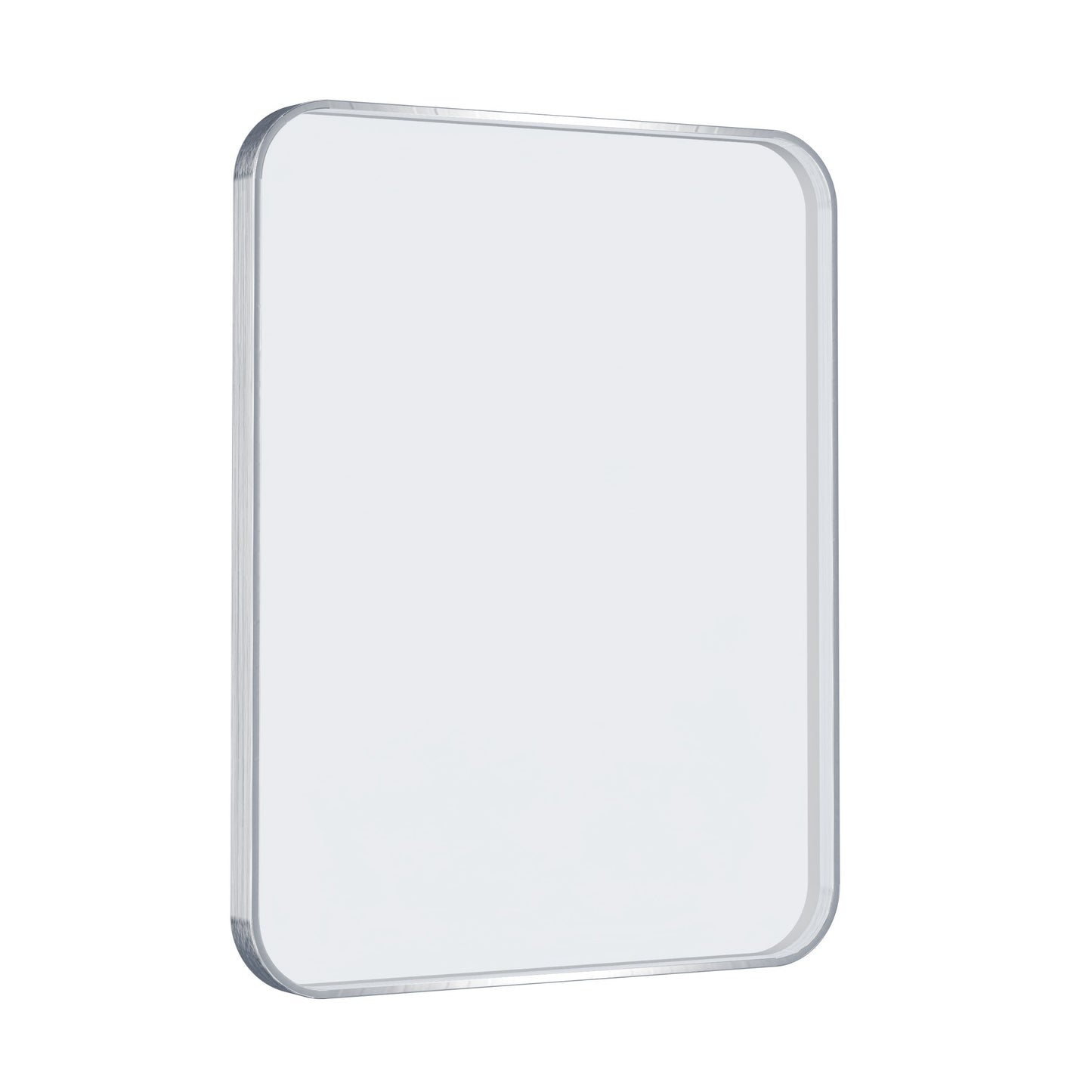 Waterpar® 28 in. W x 36 in. H Rectangular Aluminum Framed Wall Bathroom Vanity Mirror