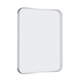 Waterpar® 28 in. W x 36 in. H Rectangular Aluminum Framed Wall Bathroom Vanity Mirror