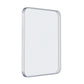 Waterpar® 28 in. W x 36 in. H Rectangular Aluminum Framed Wall Bathroom Vanity Mirror