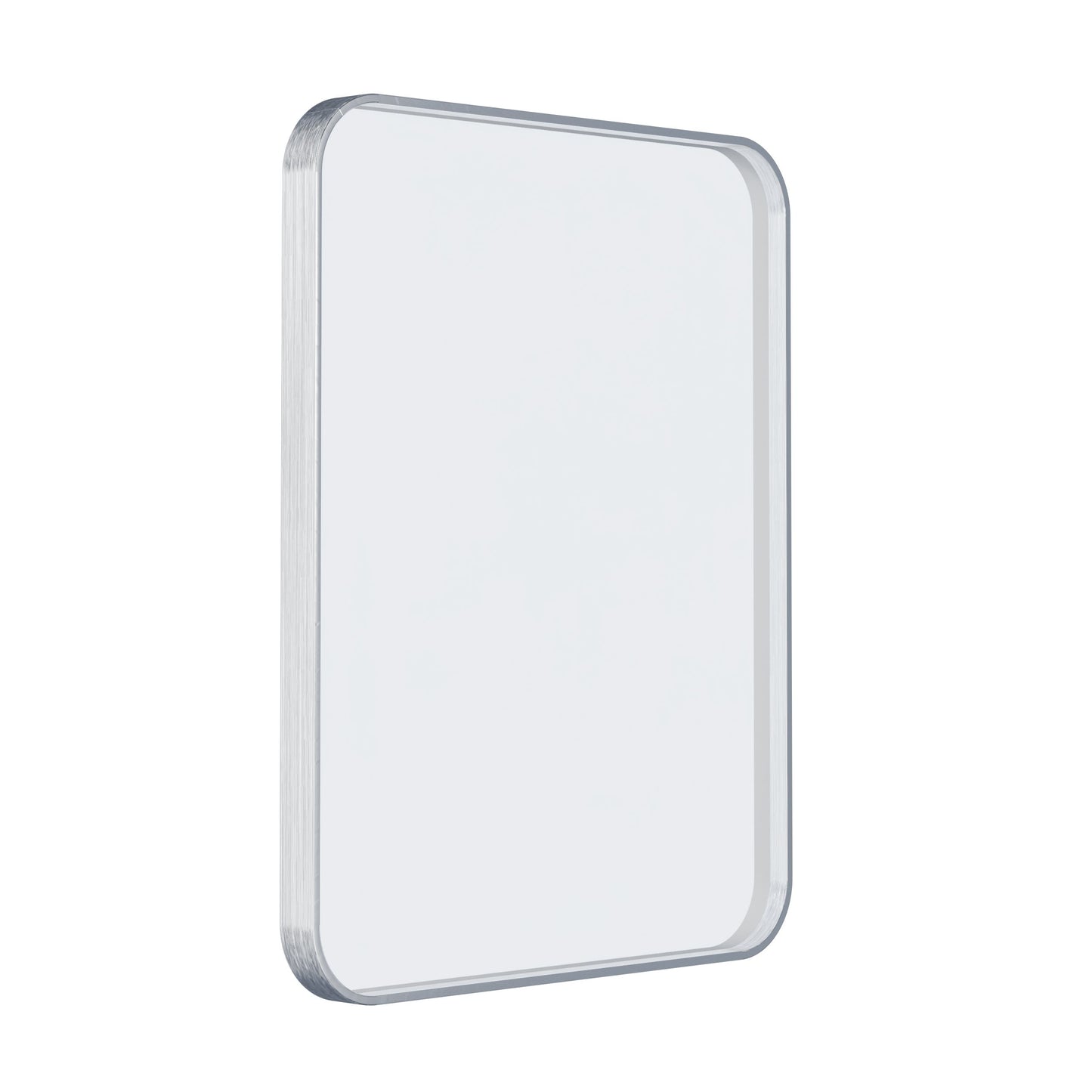 Waterpar® 28 in. W x 36 in. H Rectangular Aluminum Framed Wall Bathroom Vanity Mirror
