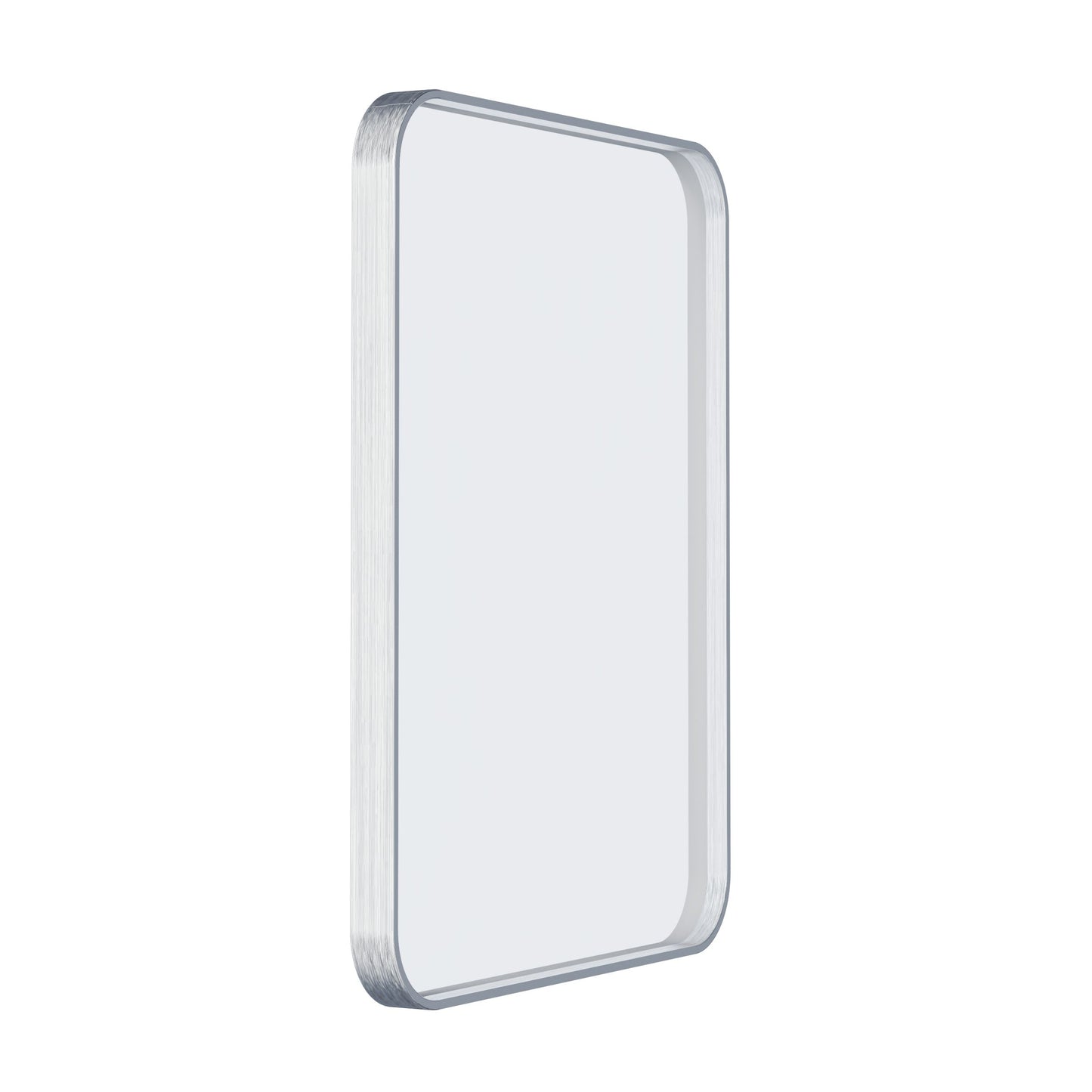 Waterpar® 28 in. W x 36 in. H Rectangular Aluminum Framed Wall Bathroom Vanity Mirror