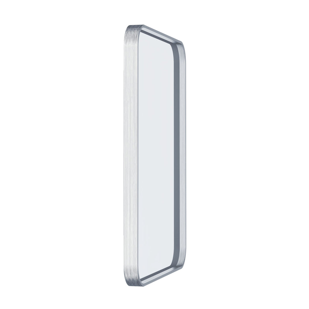 Waterpar® 28 in. W x 36 in. H Rectangular Aluminum Framed Wall Bathroom Vanity Mirror