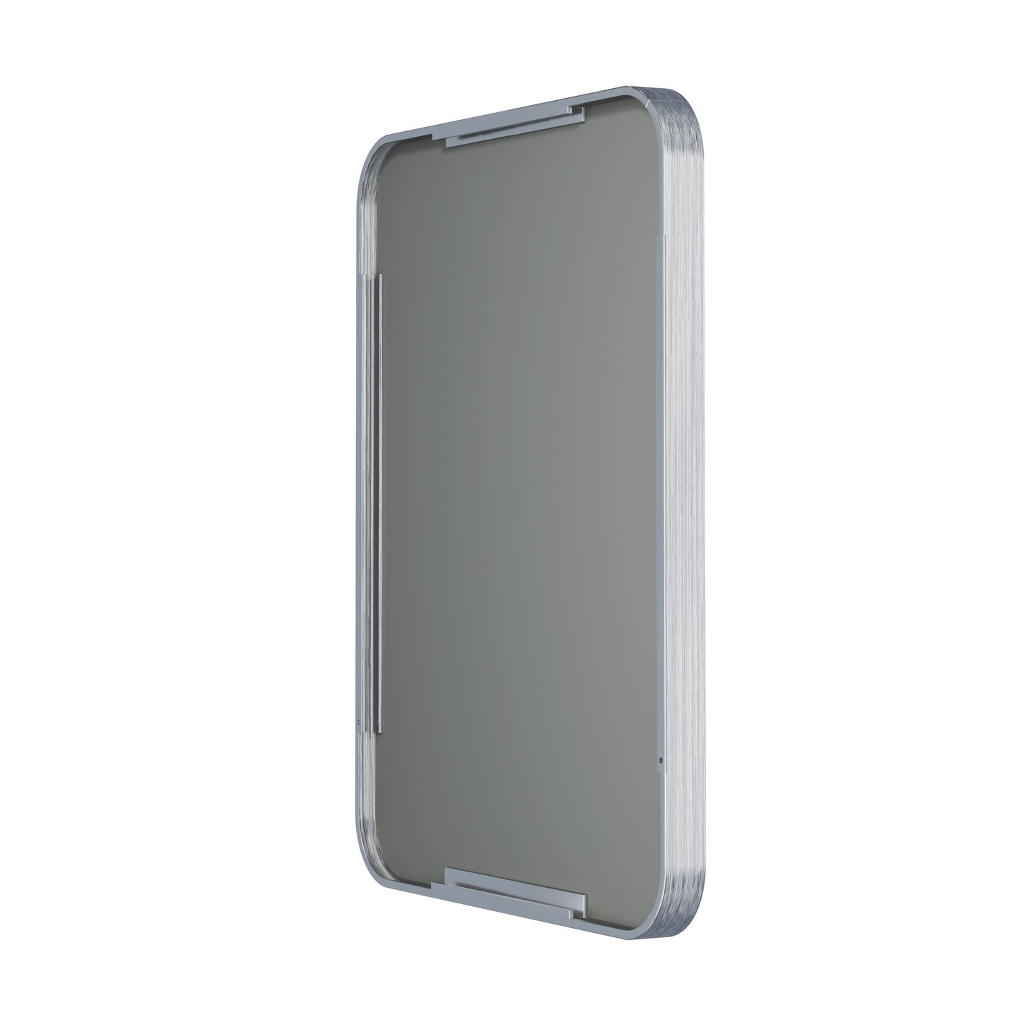 Waterpar® 28 in. W x 36 in. H Rectangular Aluminum Framed Wall Bathroom Vanity Mirror