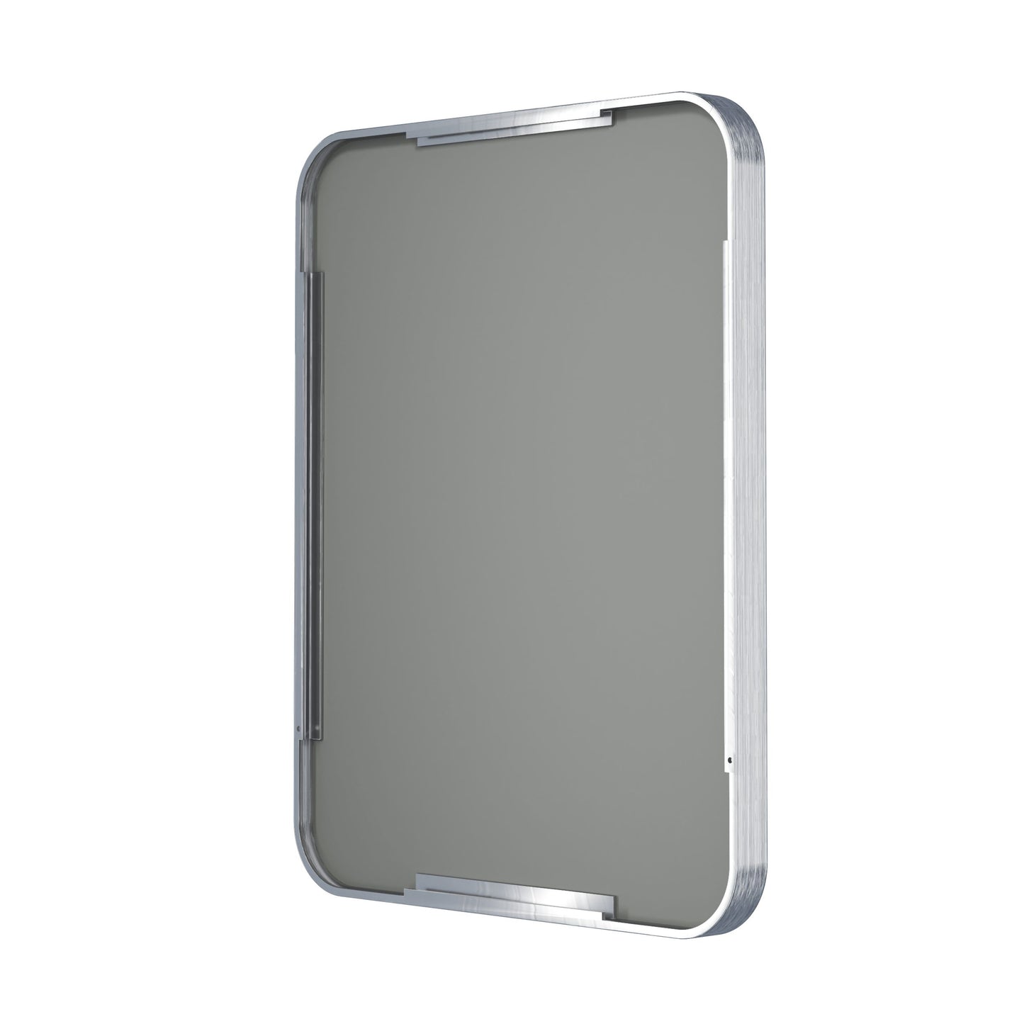 Waterpar® 28 in. W x 36 in. H Rectangular Aluminum Framed Wall Bathroom Vanity Mirror