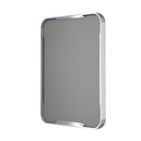 Waterpar® 28 in. W x 36 in. H Rectangular Aluminum Framed Wall Bathroom Vanity Mirror