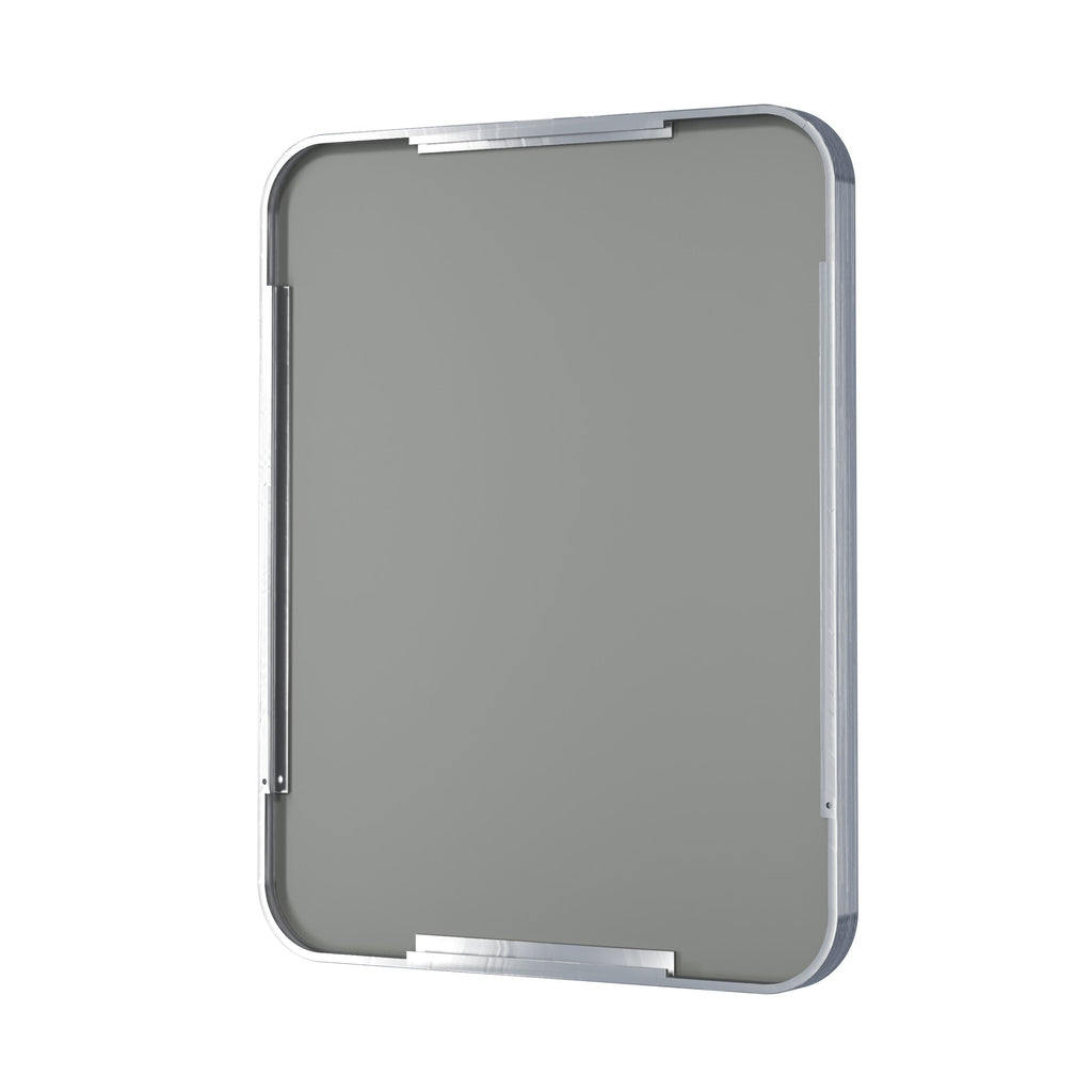 Waterpar® 28 in. W x 36 in. H Rectangular Aluminum Framed Wall Bathroom Vanity Mirror