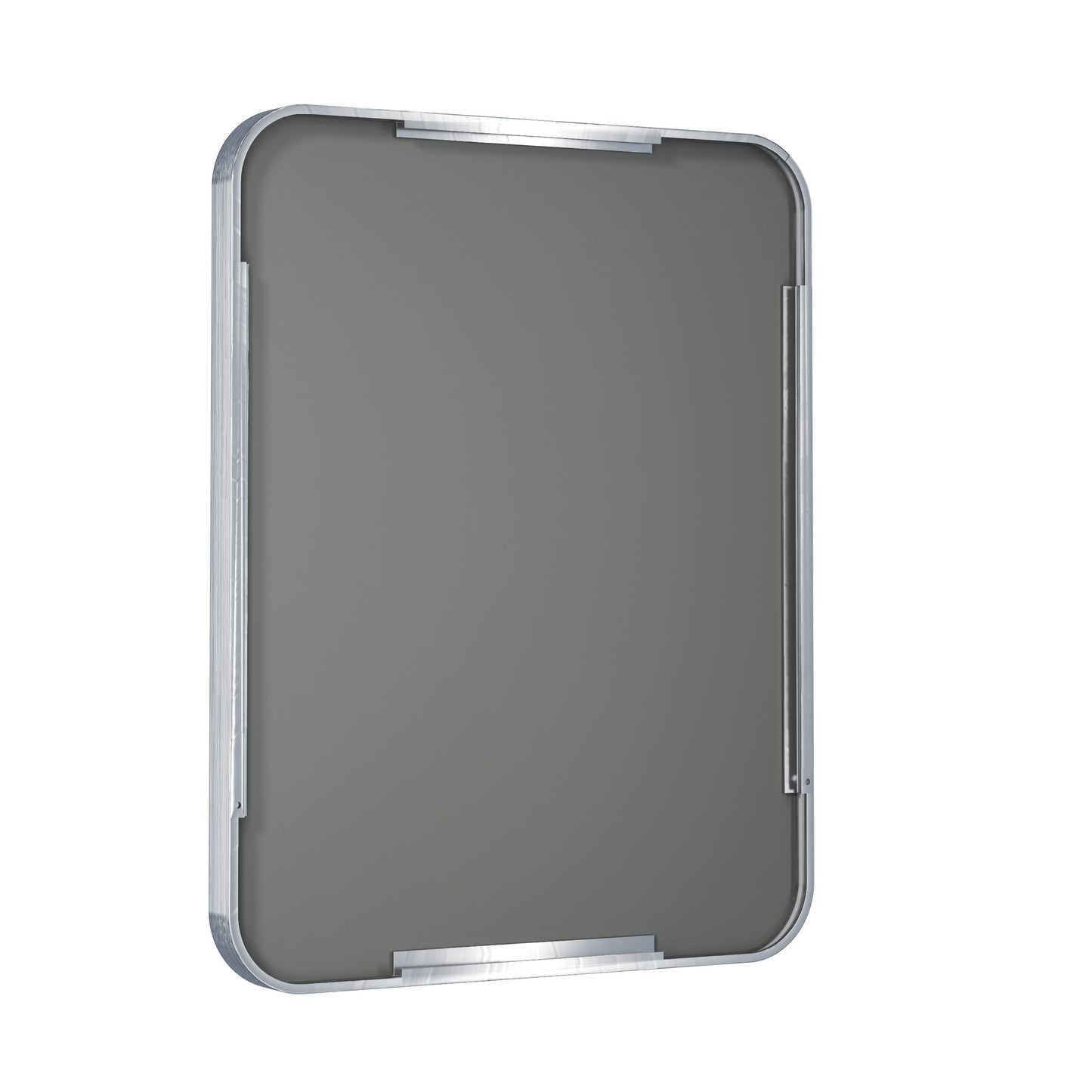 Waterpar® 28 in. W x 36 in. H Rectangular Aluminum Framed Wall Bathroom Vanity Mirror