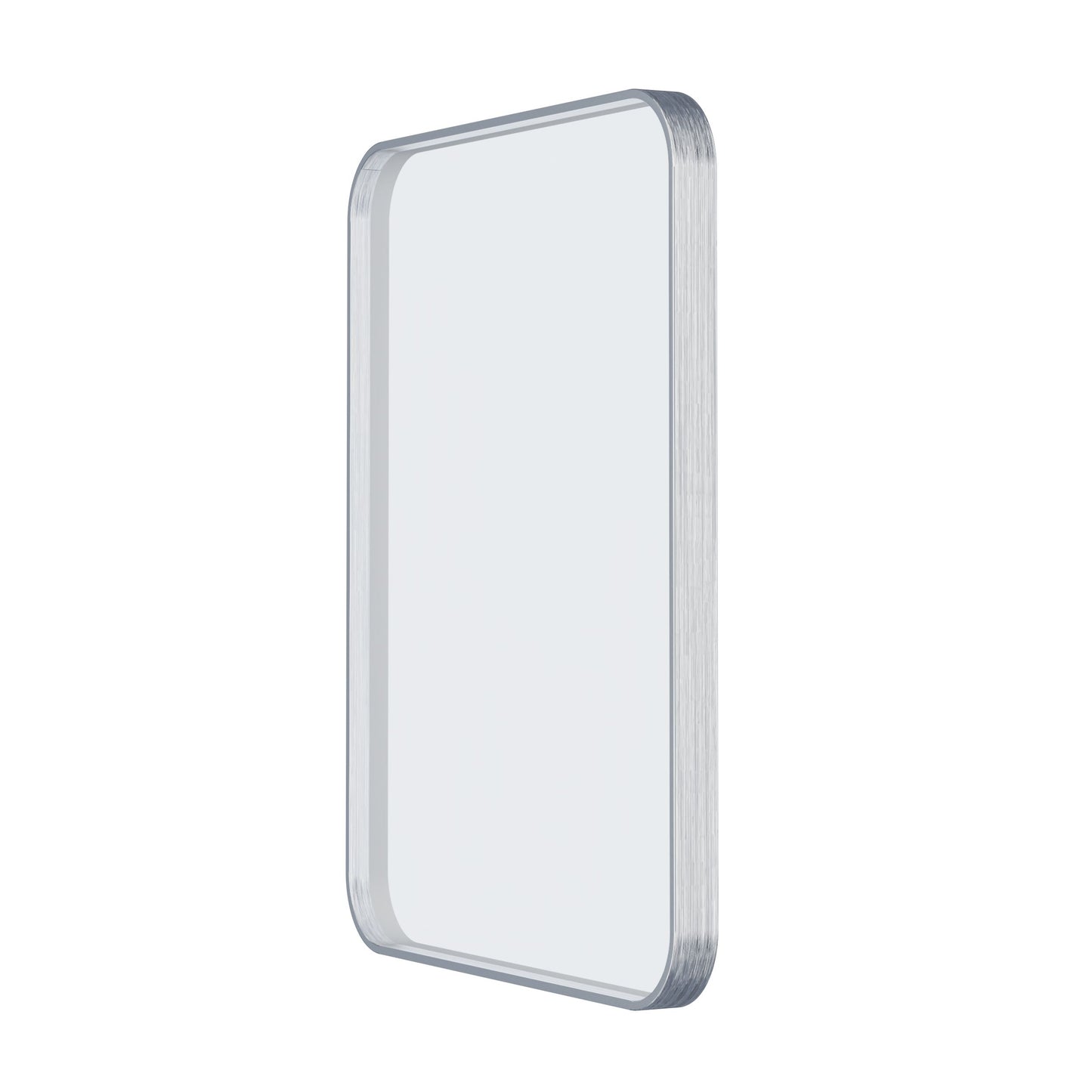 Waterpar® 28 in. W x 36 in. H Rectangular Aluminum Framed Wall Bathroom Vanity Mirror
