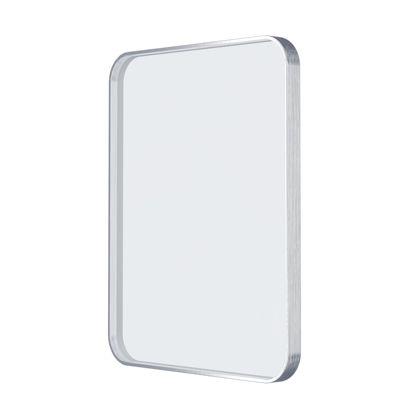 Waterpar® 28 in. W x 36 in. H Rectangular Aluminum Framed Wall Bathroom Vanity Mirror