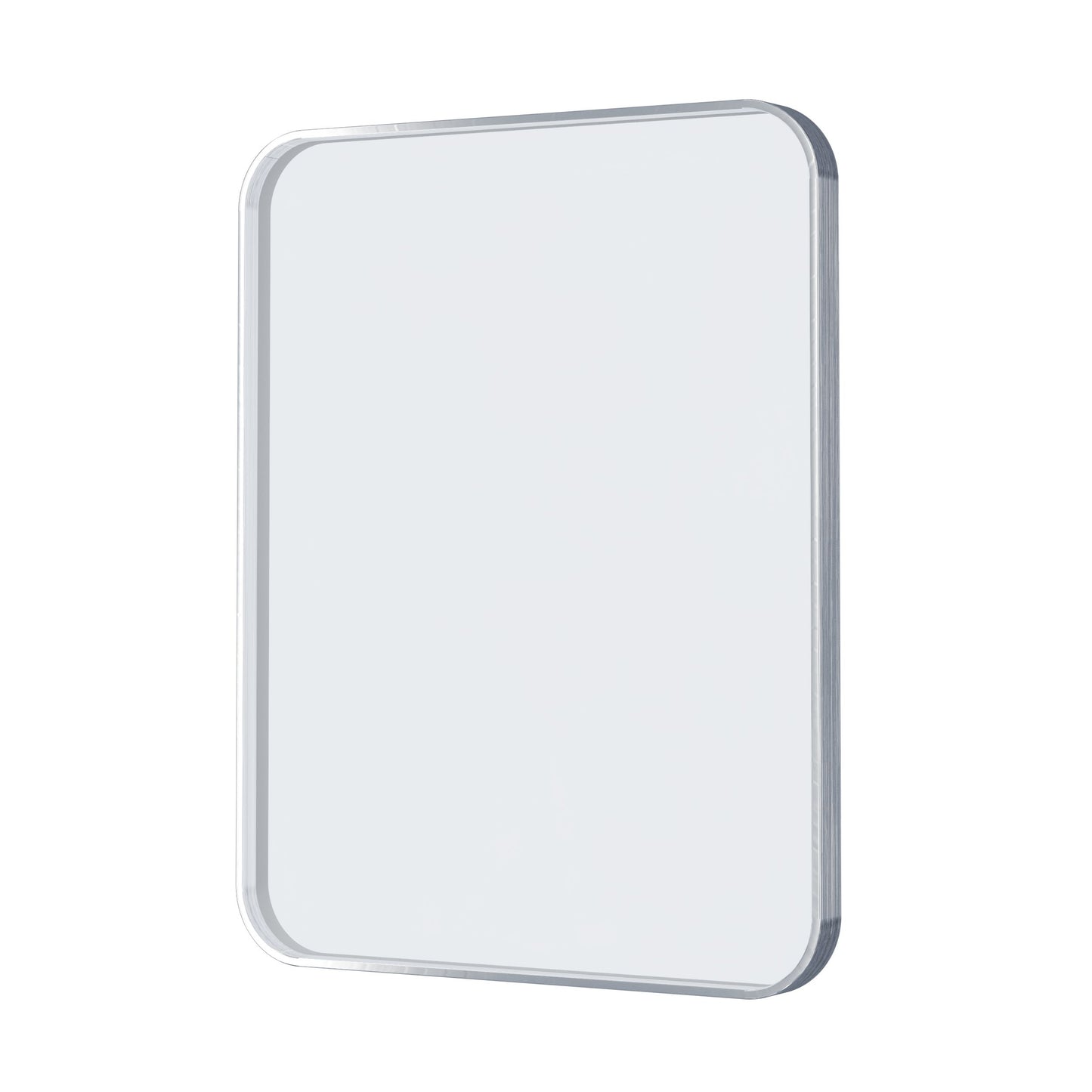 Waterpar® 28 in. W x 36 in. H Rectangular Aluminum Framed Wall Bathroom Vanity Mirror