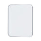 Waterpar® 28 in. W x 36 in. H Rectangular Aluminum Framed Wall Bathroom Vanity Mirror