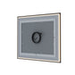 Waterpar® 36 in. W x 36 in. H Rectangular Framed Anti-Fog LED Wall Bathroom Vanity Mirror in Black with Backlit and Front Light