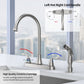 Waterpar® 2-Handle Kitchen Faucet with Pull Out Spray Wand in Brushed Nickel