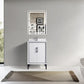 Waterpar® 24 in. L x 22 in. W x 35 in. H Bathroom Cabinet with Single Ceramic Sink