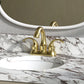 Waterpar® 4 in. Centerset 2-Handle Bathroom Faucet with Pop-Up Drain and Supply Hoses