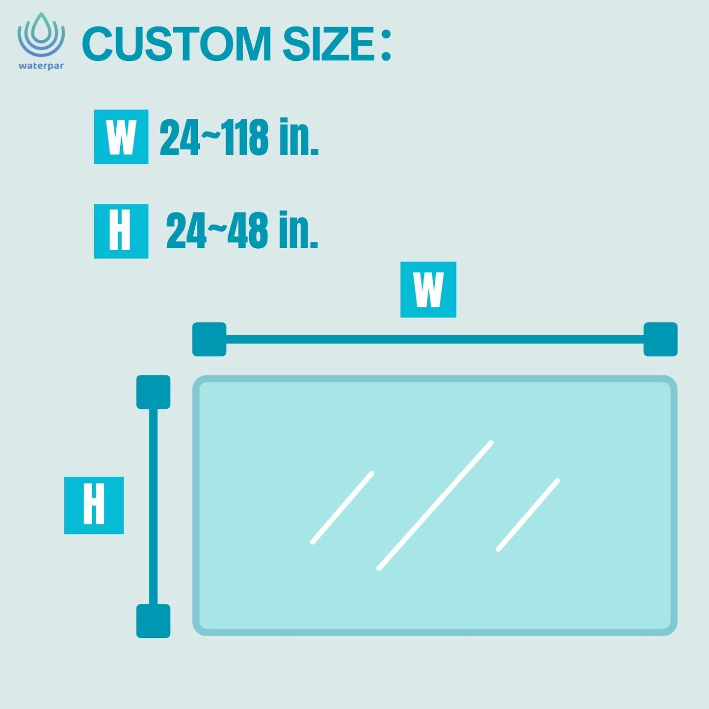 98 in. W x 48 in. H Customized LED Rectangular Frameless Anti-Fog Bathroom Mirror Front & Backlit Light (8-12 weeks)