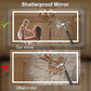 Waterpar® 60 in. W x 28 in. H Rectangular Frameless Anti-Fog LED Wall Bathroom Vanity Mirror with Front Light