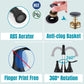 Waterpar®  4 in. Centerset Double Handle Bathroom Faucet with Pop-up Drain and ‎Supply Hoses