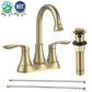 Waterpar®  4 in. Centerset Double Handle High Arc Bathroom Faucet