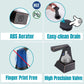 Waterpar®  4 in. Centerset Double Handle Bathroom Faucet with Pop-up Drain and ‎Supply Hoses