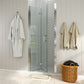 Waterpar® Bi-Fold Frameless Shower Doors in Chrome with Clear Glass