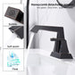 Waterpar®  4 in. Centerset Double Handle Bathroom Faucet with Pop-up Drain and ‎Supply Hoses