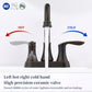 Waterpar®  4 in. Centerset Double Handle High Arc Bathroom Faucet with Pop-up Drain and ‎Supply Hoses