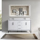 Waterpar® 60 in. L x 22 in. W x 35 in. H Bathroom Cabinet with Dual Ceramic Sink