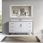 Waterpar® 60 in. L x 22 in. W x 35 in. H Bathroom Cabinet with Single Ceramic Sink