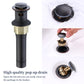 Waterpar®  4 in. Centerset Double Handle High Arc Bathroom Faucet with Pop-up Drain and ‎Supply Hoses