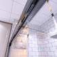 Waterpar® 56-60 in. W x 72 in. H Sliding Semi-Frameless Shower Door with Double Towel Bars