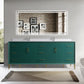 Waterpar® 84 in. L x 22 in. W x 35 in. H Bathroom Cabinet with Dual Ceramic Sink