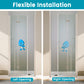 Waterpar® Bi-Fold Minimalist Semi Frameless Shower Door in Brushed Nickel with Clear Glass