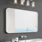Waterpar® 55 in. W x 30 in. H Rectangular Aluminum Framed Wall Bathroom Vanity Mirror